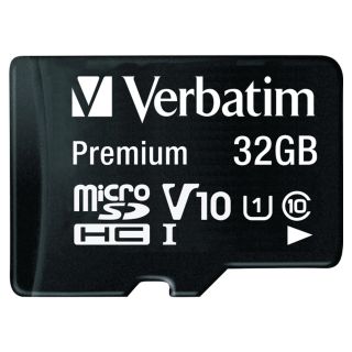 Verbatim Premium muistikortti microSDHC 32GB Class 10 adapterilla