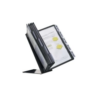 Durable vario selailuteline ja 10 taskua a4 pöytämalli