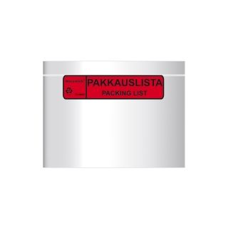 Lähetyslistapussi c6 painettu