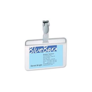 Durable 8149 itselaminoituva nimikortti 54 x 90mm klipsi