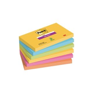 Post-it® super sticky viestilappu carnival 76 x 127mm