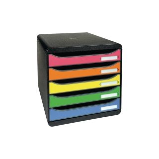 Exacompta big box harlequin vetolaatikosto 5-osainen