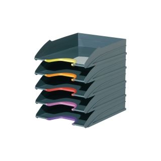 Durable varicolor lomakelaatikko harmaa