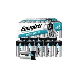 Energizer® max plus™ d/lr20 alkaliparisto