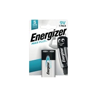 Energizer® max plus™ 9v alkaliparisto