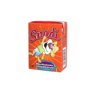Vip snadi mansikkajuoma pillillä 2dl