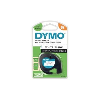 Dymo&reg; nauha letratag&reg; 12mm x 4m muovi valkoinen