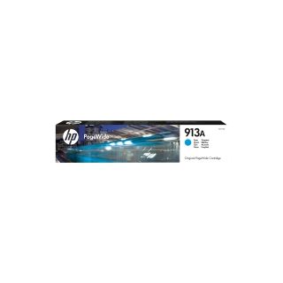 Hp 913a f6t77ae mustesuihkupatruuna syaani