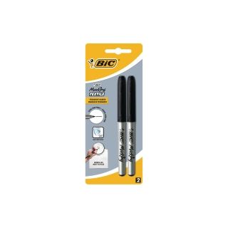 Bic tekstiili-/pesulakynä musta