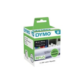 Dymo® nauha lw 89mm x 36mm osoitetarra valkoinen