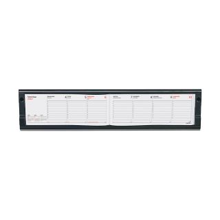 Ajasto memo kalenterin alusta musta 255 x 95mm