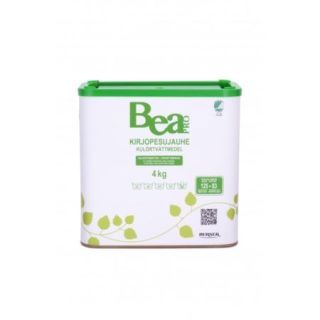 Bea pro hajusteeton kirjopyykinpesujauhe 4kg