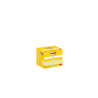 Post-it® viestilappu 38 x 51mm keltainen, 1 kpl=12 nidettä