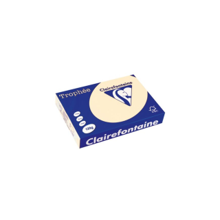 Clairefontaine Trophee 1242 väripaperi A4 120g kerma, 1 riisi