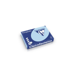 Clairefontaine Trophee 1213 väripaperi A4 120g taivaansininen, 1 riisi