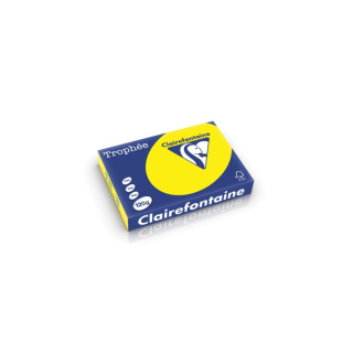 Clairefontaine Trophee 1292 väripaperi A4 120g voimakas keltainen, 1 kpl=250 arkkia