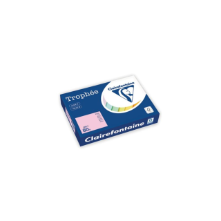 Clairefontaine Trophee 1973 väripaperi A4 80g vaaleanpunainen, 1 LTK