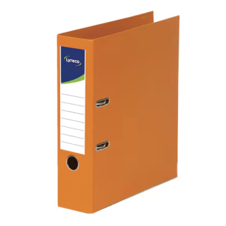 Lyreco mappi A4 50mm PP Oranssi, 10 kpl