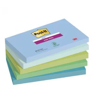 Post-it&reg; Super Sticky Oasis viestilappu 76 x 127 mm