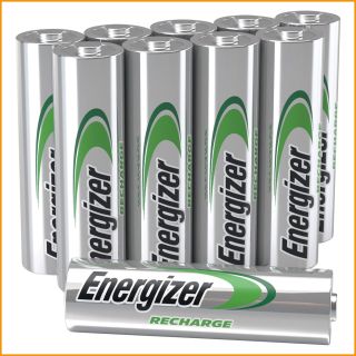 Energizer Power Plus ladattavat AA paristot HR6, 1 kpl=10 paristoa