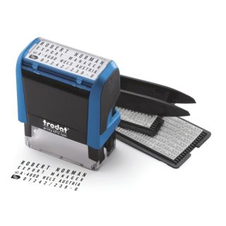 Trodat typo printy 4912 tekstileimasinsetti itseladottava