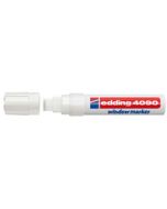 Edding 4090 ikkunatussi viisto 4-15mm valkoinen