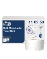 Tork® 110253 wc-paperi t2 premium soft mini jumbo 2-krs