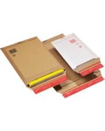 Kartonkikirjepussi a3 340 x 500 x 50mm ruskea