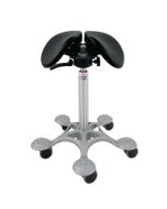 Salli swingfit satulatuoli nahka musta