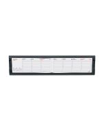 Ajasto memo kalenterin alusta musta 255 x 95mm